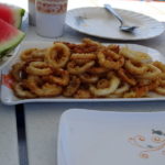 Calamari Snack on Sakura Liveaboard