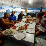 liveaboard dining in Tubbataha reefs