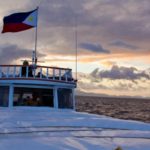 Tubbataha reefs sunset from M/Y Sakura